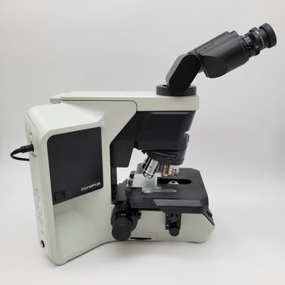 Olympus Microscope BX46 LED with Tilting Head & 100x Objective for Hematology - microscopemarketplace