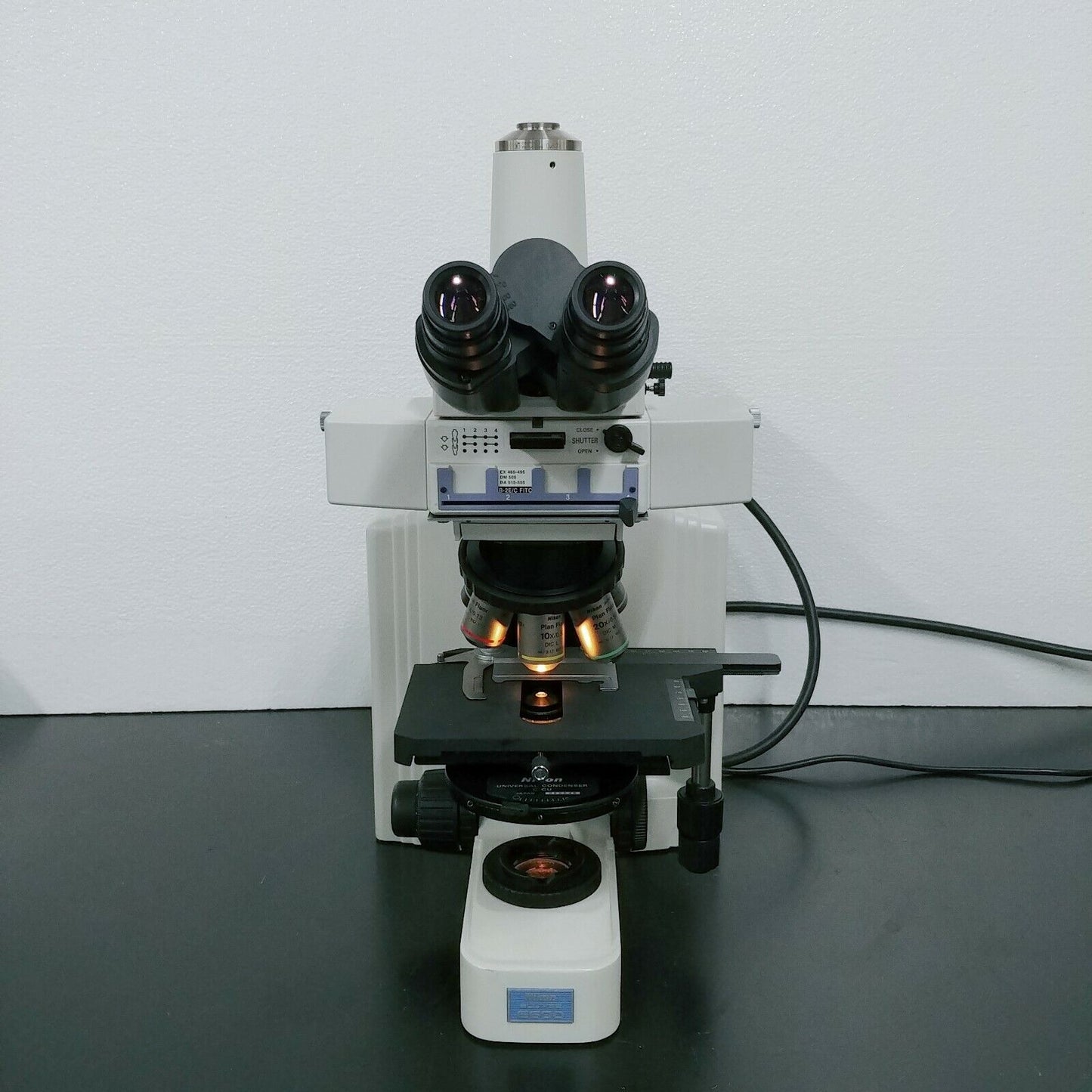 Nikon Microscope Eclipse E600 w/ Fluorescence and Fluorite Objectives Pathology - microscopemarketplace