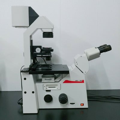 Leica Microscope DMIRB w/ Polarization & Eppendorf TransferMan NK Microinjection - microscopemarketplace