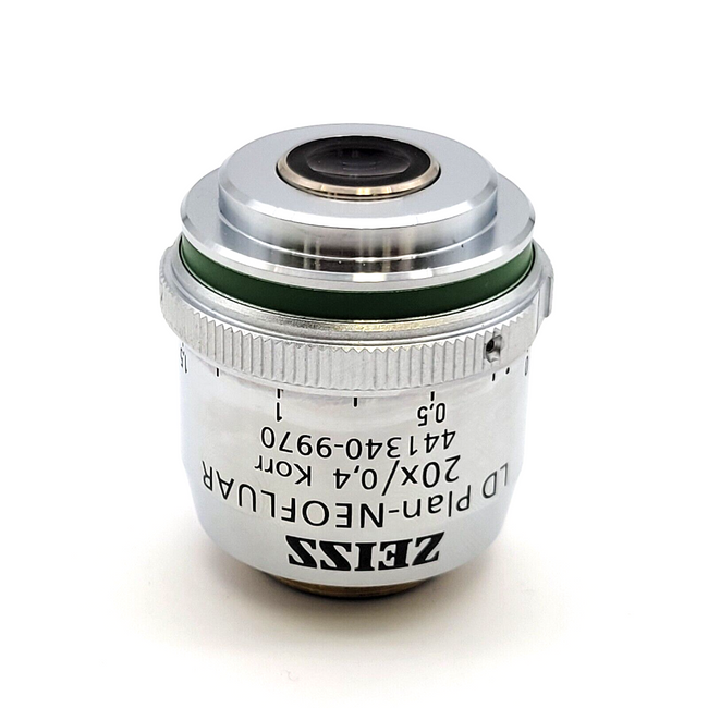 Zeiss Microscope Objective LD Plan-NEOFLUAR 20x with Correction 441340-9970 RMS - microscopemarketplace