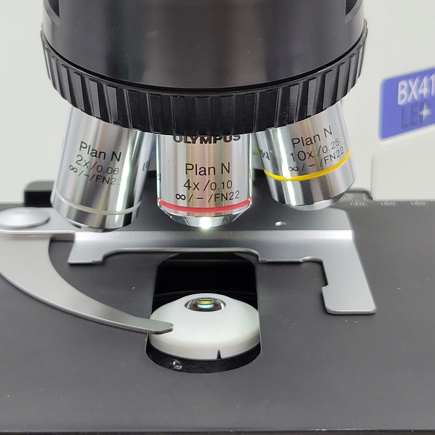 Olympus Microscope BX41 with LED Upgrade and 2x Objective Pathology / Mohs - microscopemarketplace