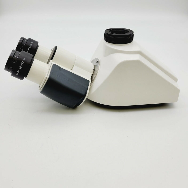 Zeiss Microscope Trinocular Head Phototube 425501 w. Eyepieces W-Pl 10x/23 Axio - microscopemarketplace