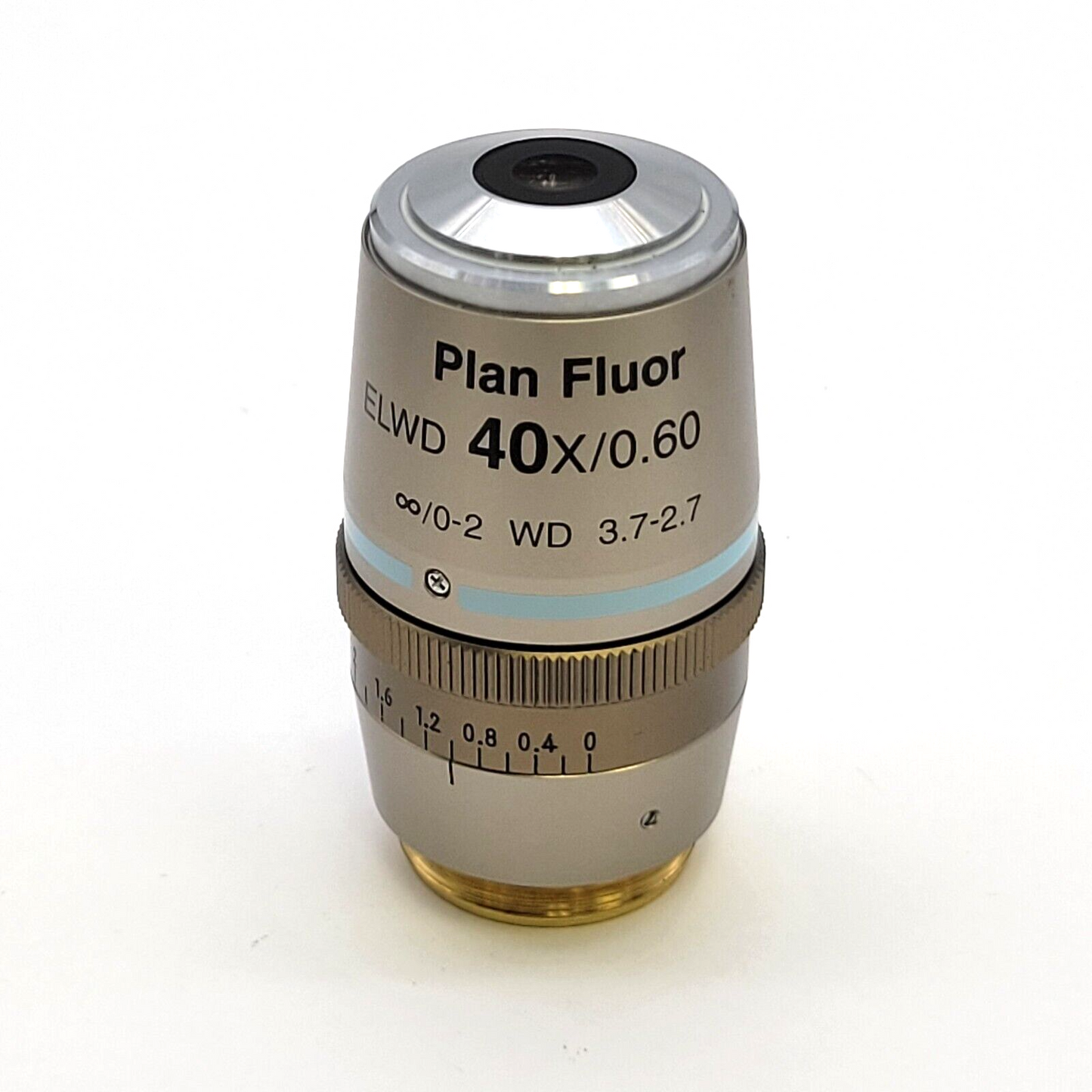 Nikon Microscope Objective Plan Fluor ELWD 40x with Correction Collar - microscopemarketplace