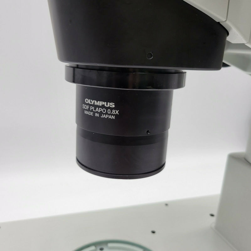 Olympus Stereo Microscope SZX16 with Trinocular Head and Transmitted Light Stand - microscopemarketplace