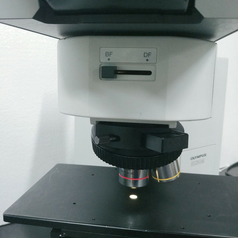 Olympus Microscope BX60M Metallurgical with BF/DF and Tilting Head - microscopemarketplace