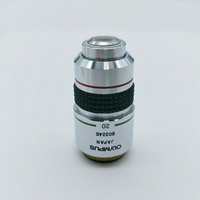 Olympus Microscope Objective SPlan 20PL 20x Phase Contrast - microscopemarketplace