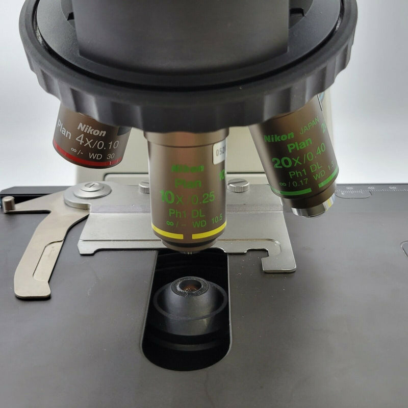 Nikon Microscope Eclipse 50i with Phase Contrast and Tilting Ergo Head - microscopemarketplace