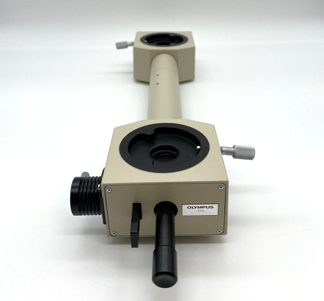 Pointer In Microscope Used Olympus Microscope BH2 Dualhead Bridge with Pointer