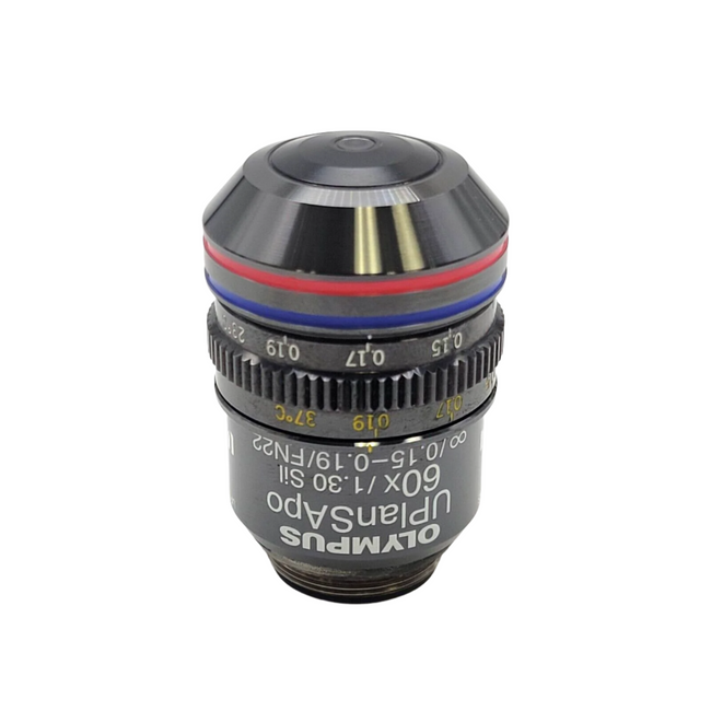 Olympus Microscope Objective UPlanSApo 60x 1.30 Sil Silicone Immersion - microscopemarketplace