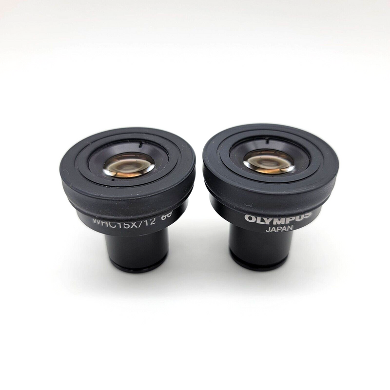 Olympus Microscope WHC 15X / 12 Eyepieces - microscopemarketplace