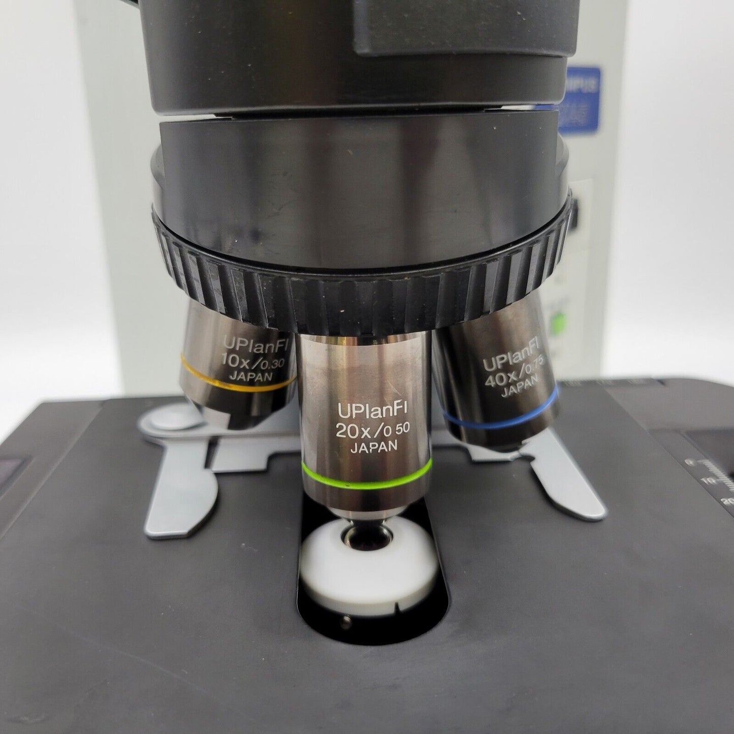 Olympus Microscope BX45 Pathology / Mohs with Fluorites & Camera Port - microscopemarketplace