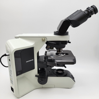 Olympus Microscope BX53 LED with Apo 2x, Fluorites, & Tilting Binocular Head - microscopemarketplace