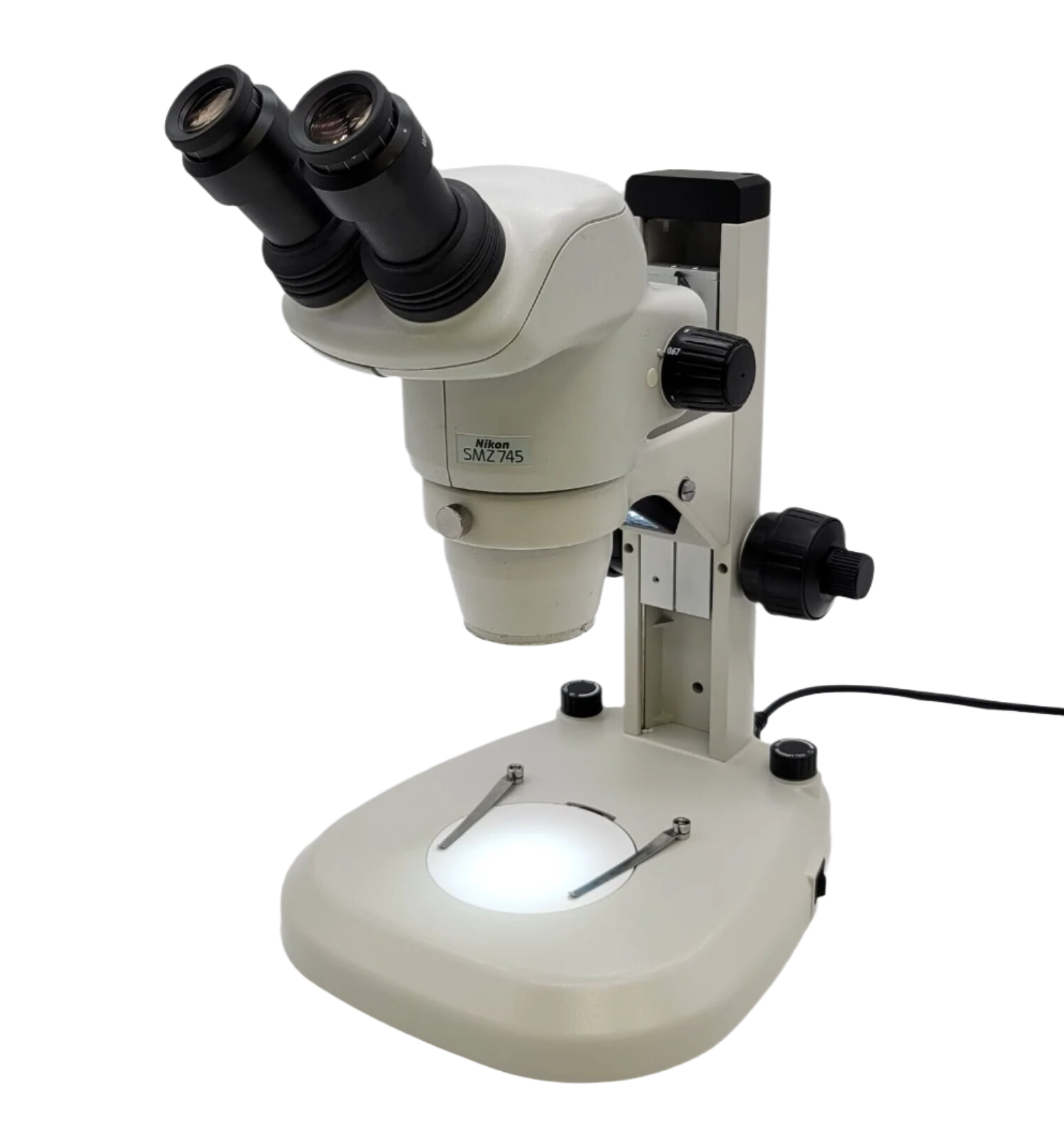 Nikon Stereo Microscope SMZ745 with Reflected and Transmitted Light Stand USED Microscope