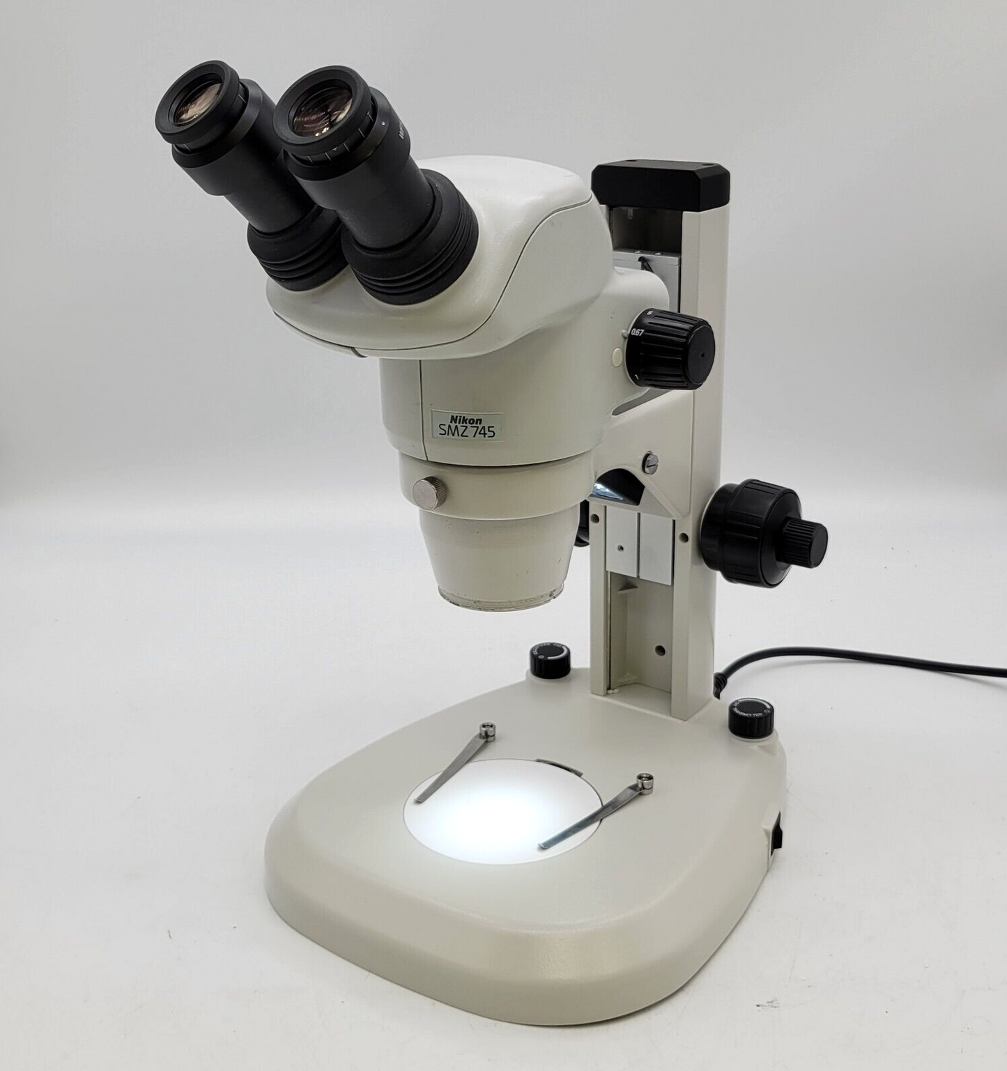 Nikon Stereo Microscope SMZ745 with Reflected and Transmitted Light Stand - microscopemarketplace