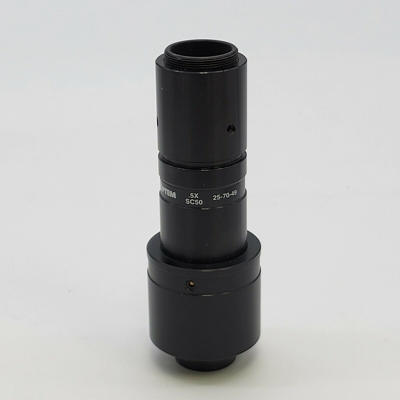 Optem Microscope Camera Adapter Coupler .5x SC50 25-70-49 & F Clamp 25 ...