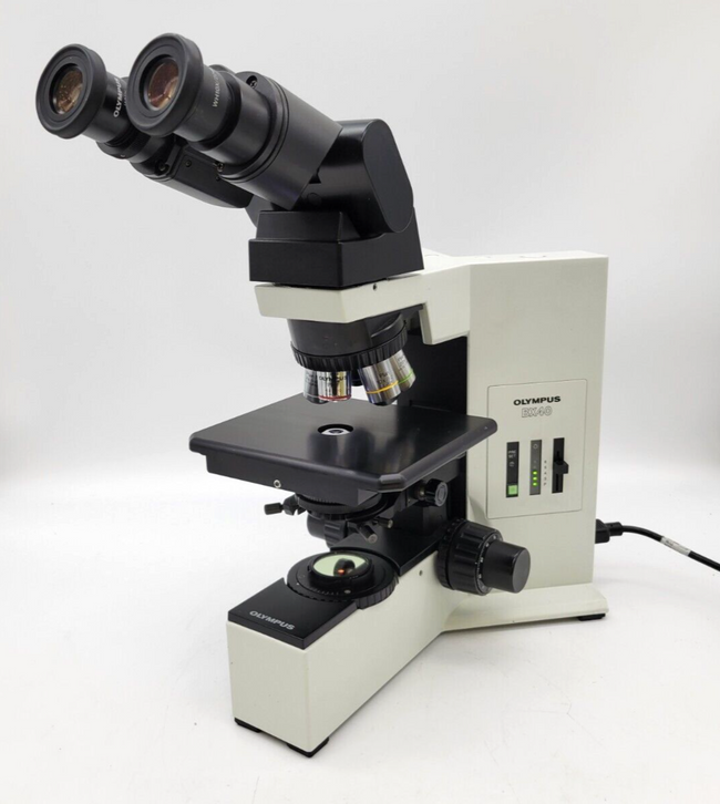 Olympus Microscope BX40 w. Fixed Stage, Tilt Head, & 2x Objective for Pathology - microscopemarketplace