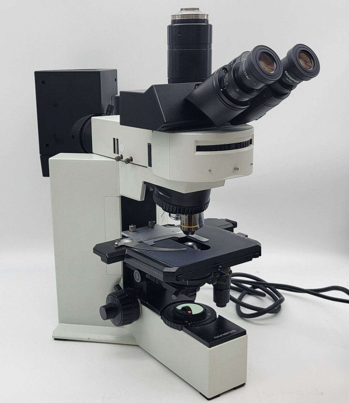 40x Bench Microscope Olympus Microscope BX40 with Fluorescence, 10x ,40x, 100x, and Trinocu