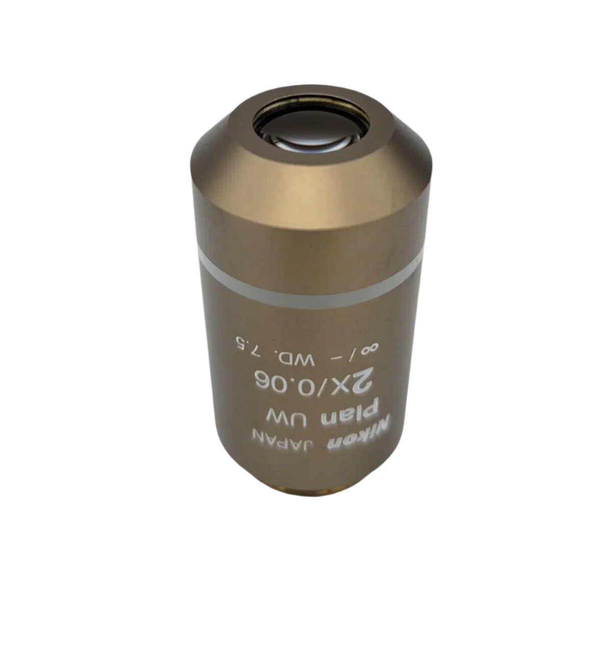 Microscope Objective Two Inch Nikon Microscope Plan UW 2X Objective Ultra Wide