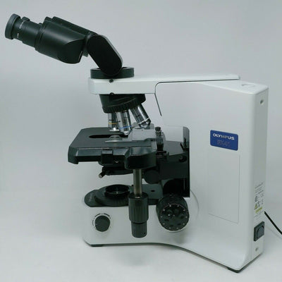 Olympus Microscope BX41 with Nanodyne LED Illuminator and 100x Objective - microscopemarketplace