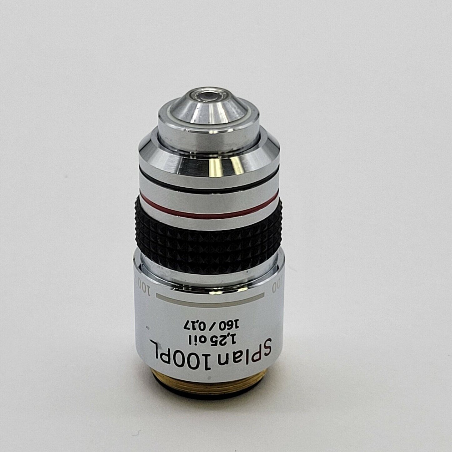 Olympus Microscope Objective SPlan 100PL 100x Oil Phase Contrast 160/0.17 - microscopemarketplace