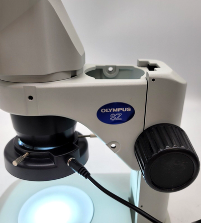 Olympus Stereo Microscope SZ61 with Stand and LED Ring Light - microscopemarketplace
