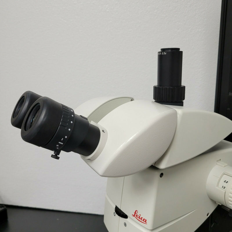 Leica Stereo Microscope M125 with Trinocular Head - microscopemarketplace