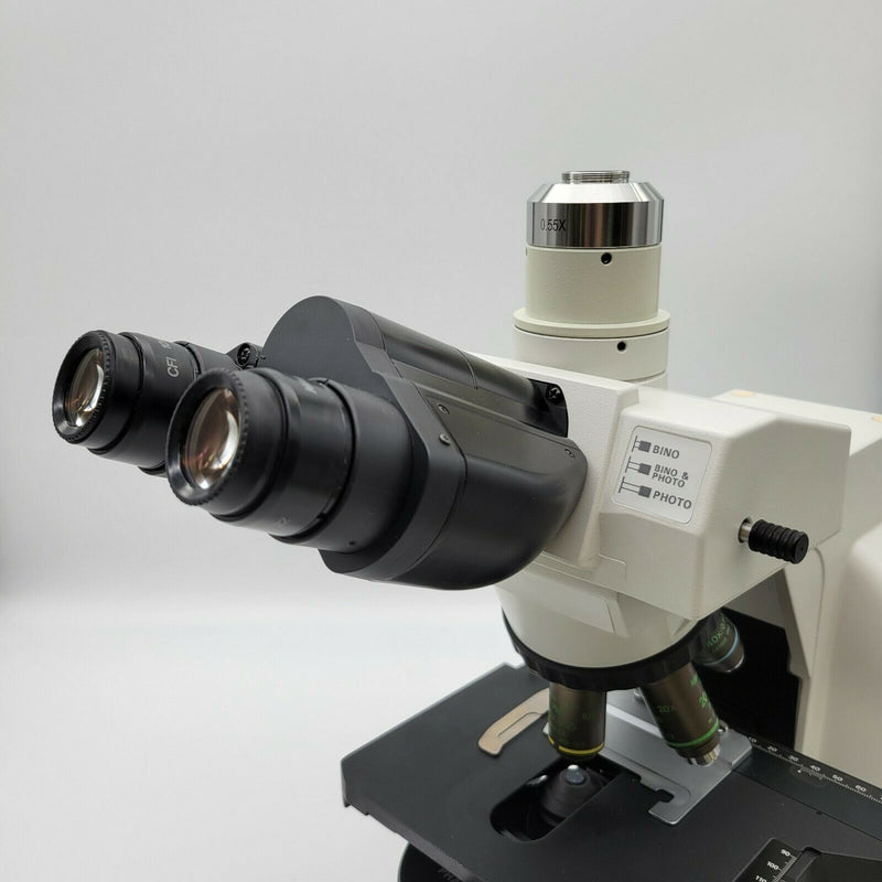 Nikon Microscope Eclipse E400 with Phase Contrast and Trinocular Head - microscopemarketplace