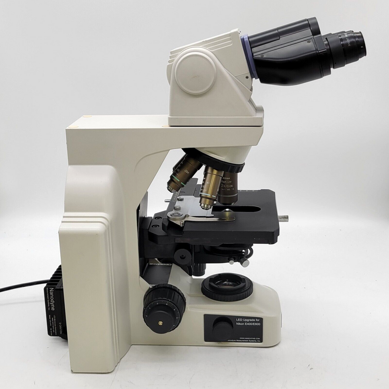 Nikon Microscope Eclipse E400 w. LED, Tilt Head, & 2x Objective Pathology / Mohs - microscopemarketplace