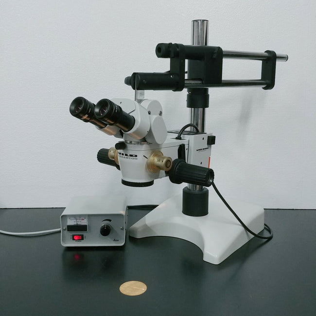Wild Microscope M651 Surgical Operating Scope with Boom Stand - microscopemarketplace