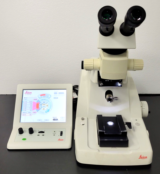 Leica Ultramicrotome EM UC7 with MZ6 Pod and Tilting Binocular Head - microscopemarketplace