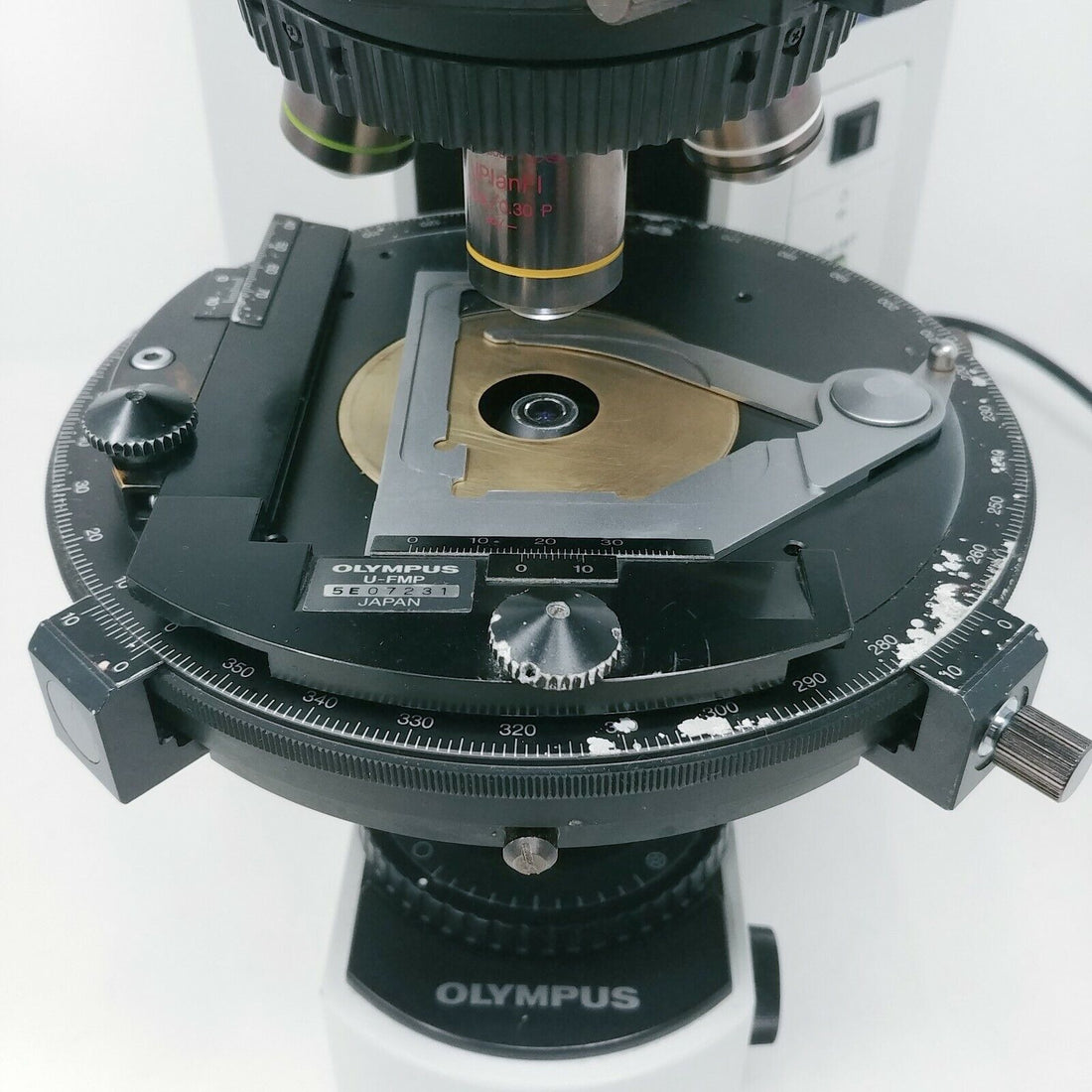 Olympus Microscope BX41 Pol Polarizing with Tilting Binocular Head ...