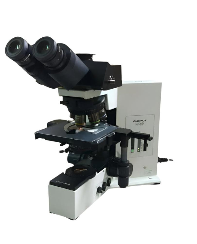 Olympus Microscope BX50 with Apos and Super Wide Trinocular Head / Pathology - microscopemarketplace