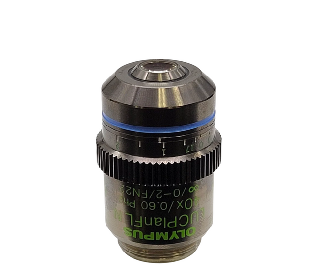 Olympus Microscope Objective LUCPlanFL N 40x Ph2 Phase Contrast - microscopemarketplace