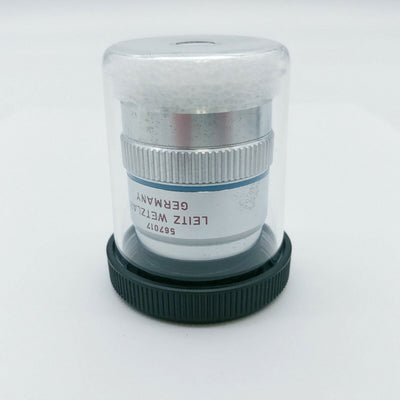 Leitz Microscope Objective PL FLUOTAR 50x D ∞/0 32mm Thread 567017 - microscopemarketplace