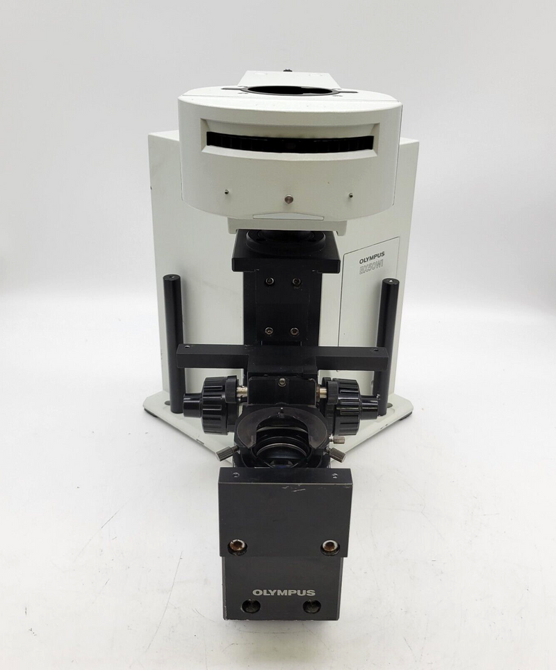 Olympus Microscope BX50WI Water Immersion Stand & U-URA Fluorescence Illuminator - microscopemarketplace