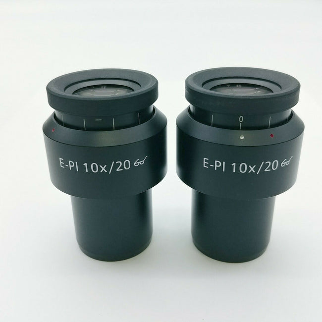 Zeiss Microscope Eyepiece Pair E-Pl 10x/20 444232-9904 Eyepieces 10x - microscopemarketplace