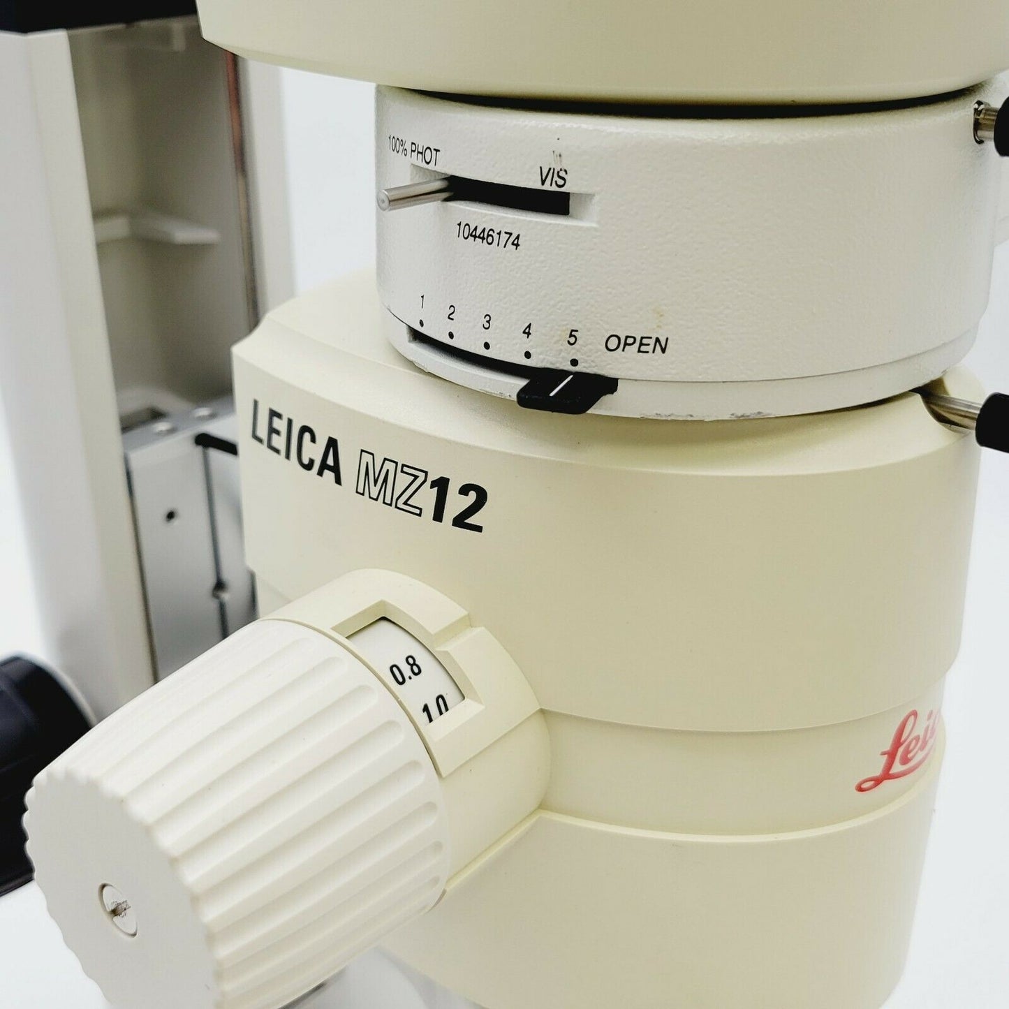 Leica Stereo Microscope MZ12 with Plan Apo 1x, Phototube, and Illuminated Stand - microscopemarketplace