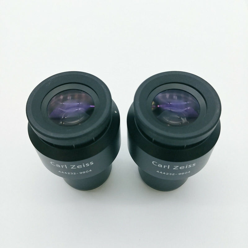 Zeiss Microscope Eyepiece Pair E-Pl 10x/20 444232-9904 Eyepieces 10x - microscopemarketplace