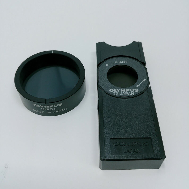 Olympus Microscope BX41 with Tilting Head, Polarizer, Analyzer, U-POT U-ANT - microscopemarketplace