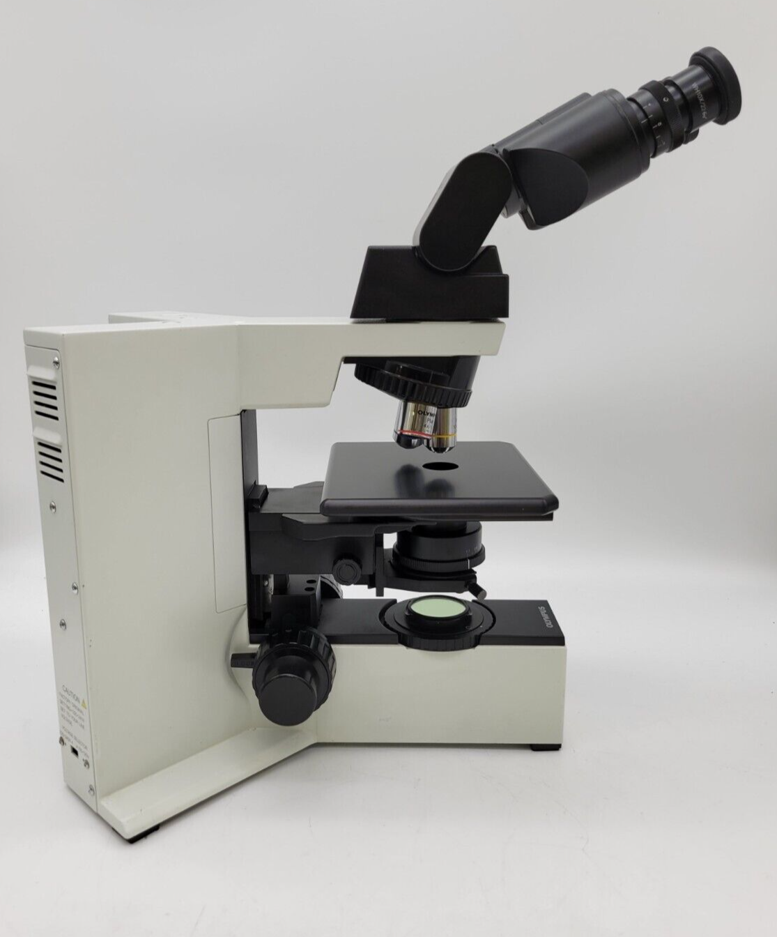 Olympus Microscope BX40 with Fixed Stage, Tilting Head, & 4x 10x 40x ...