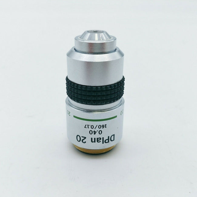 Olympus DPlan 20x Microscope Objective 160/0.17 BH BH-2 - microscopemarketplace