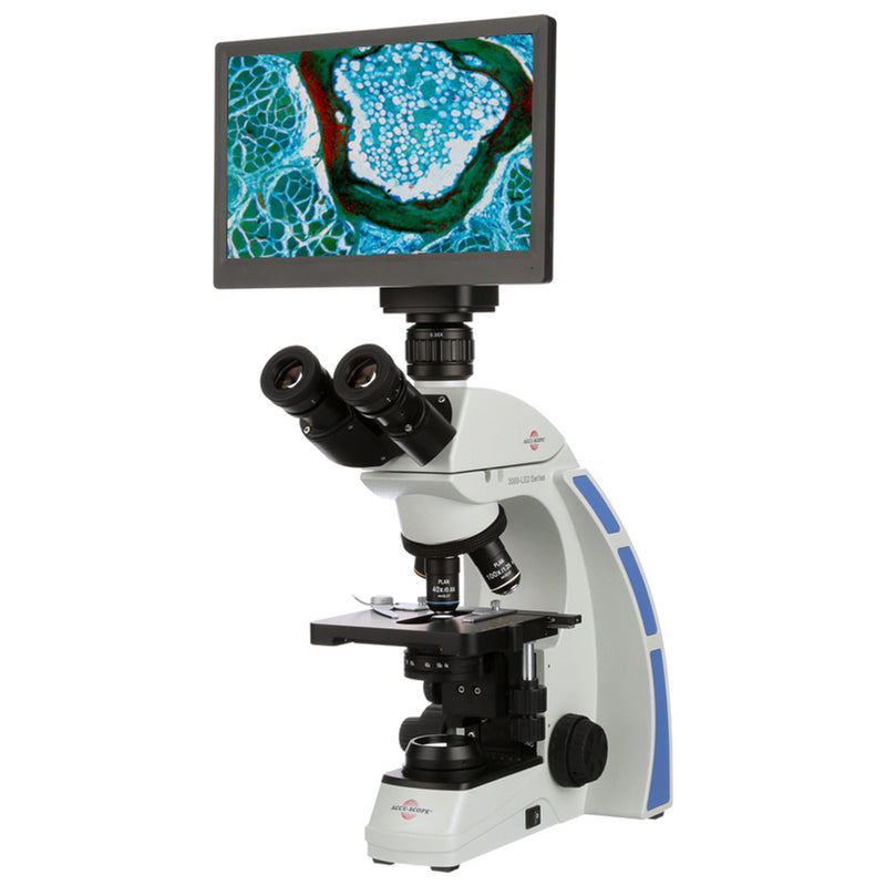 ACCU-SCOPE 3000-LED Microscope - TOP PICK VET MICROSCOPE - microscopemarketplace