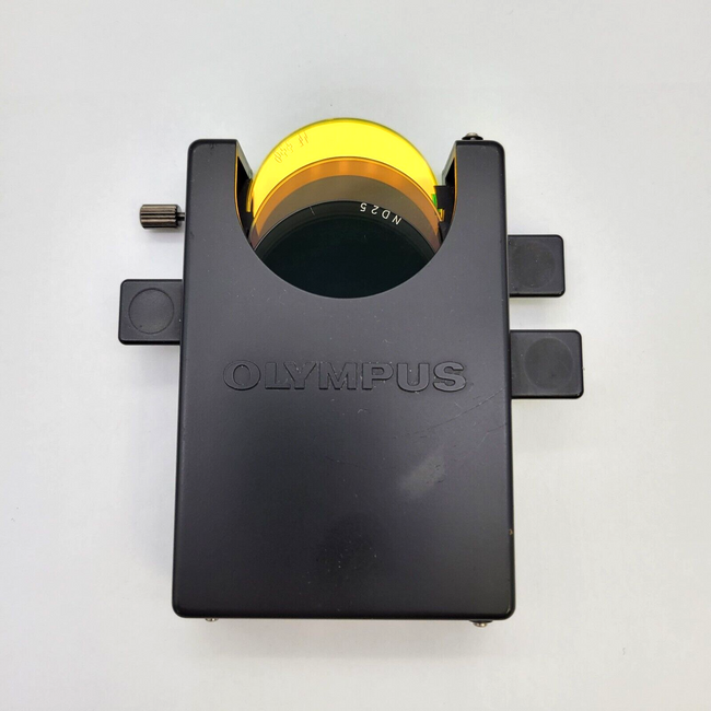 Olympus Microscope Filter Cassette U-FC with Green Filter IF 550, ND6, ND25 - microscopemarketplace