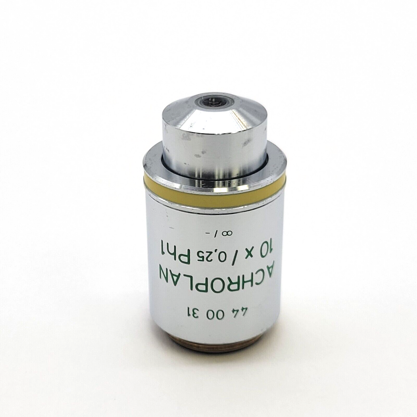 Zeiss Microscope Objective Achroplan 10x Ph1 ∞/- 440031 Phase Contrast - microscopemarketplace