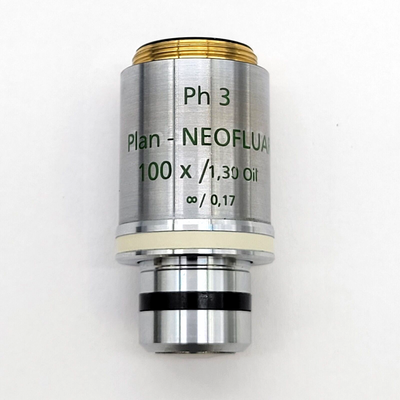 Zeiss Microscope Objective Plan Neofluar 100x 1.30 Oil Ph3 Phase Contrast ∞/0.17 - microscopemarketplace