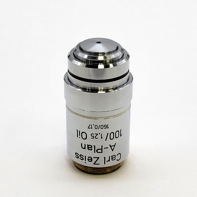 Zeiss Microscope Objective A-Plan 100x 1.25 Oil 160/0.17 461917 - microscopemarketplace
