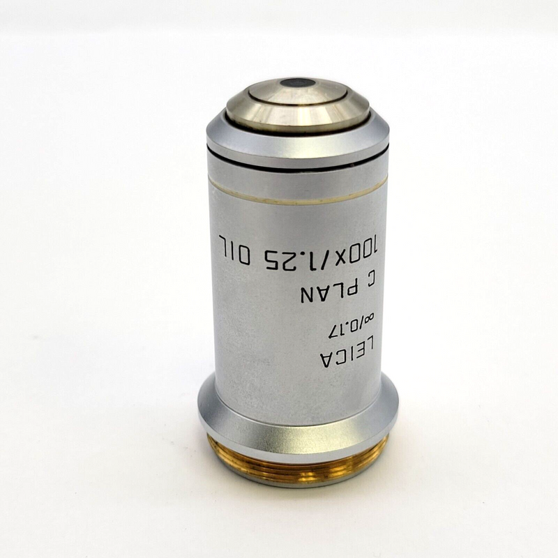 Leica Microscope Objective C Plan 100x 1.25 Oil ∞/0.17 506072 - microscopemarketplace